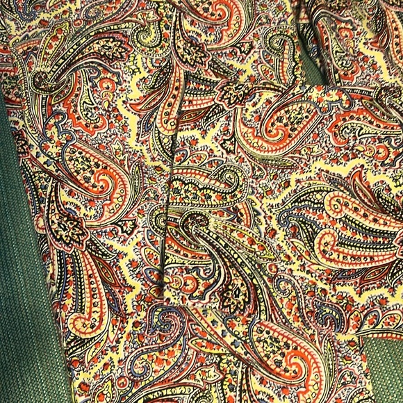 Talbots size 8 transitional print pants - Picture 4 of 8